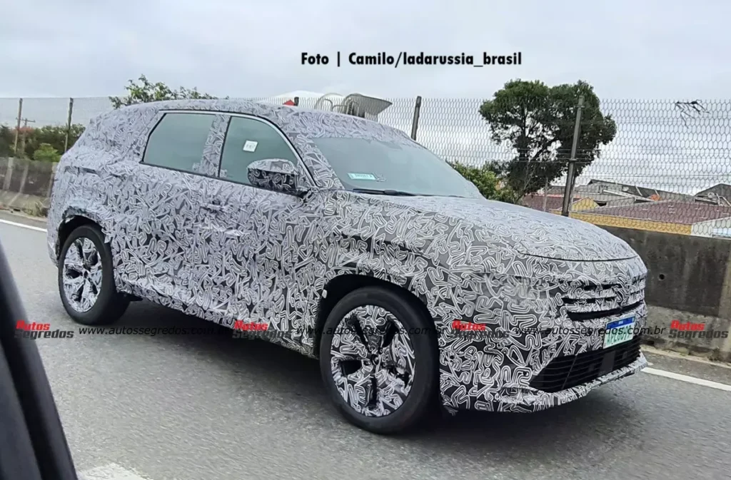 Renault Boreal Flagrado em testes no Brasil