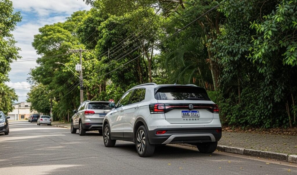 fim da baliza, estacionamento automático